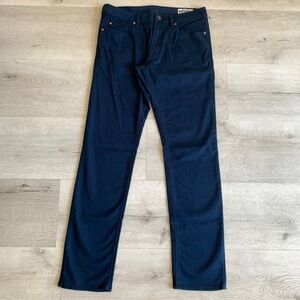 Buffalo David Bitton Archer Slim Stretch Navy Blue Pants Mens 32x34
